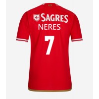 Koszulka piłkarska Benfica David Neres #7 Strój Domowy 2023-24 tanio Krótki Rękaw